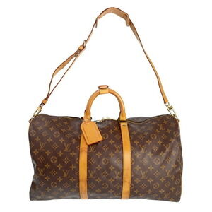 Louis Vuitton Monogram Keepall Bandouliere Travel Boston Bag